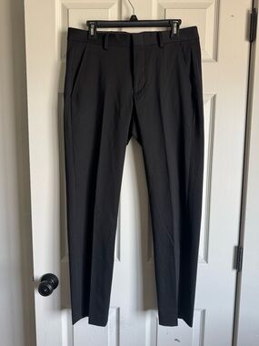 Murano Men's Black Dress Pants-Alex Fit